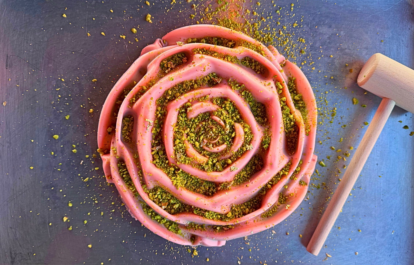 Dubai Smash Rose Cake